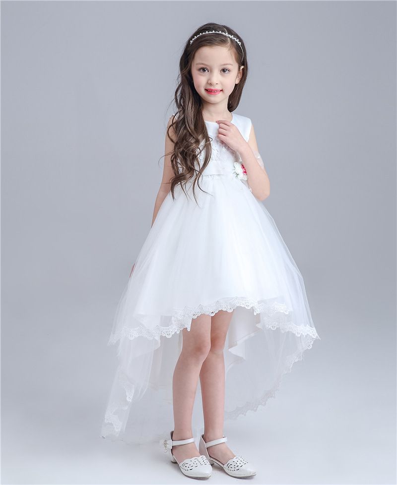 Baby Girls Beach Wedding Dresses Lace Wedding Dresses Childrens Prubcess Sequins Dresses For