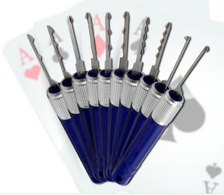 H&H Lock Pick Hook Lock Pick Set 12 in One for Flat Key Tools for