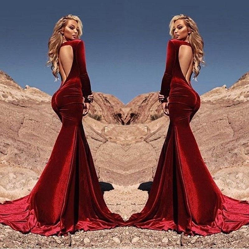 burgundy velvet ball gown
