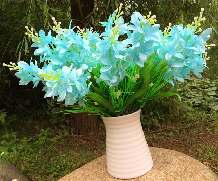 2017 Mint Green Silk Lavender Flowers 40cm/15.75 Length Artificial