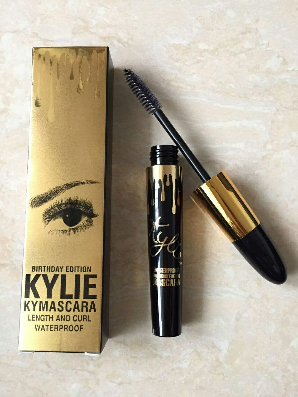 2016 New Kylie Mascara Magic Thick Slim Waterproof Mascara Black Eye