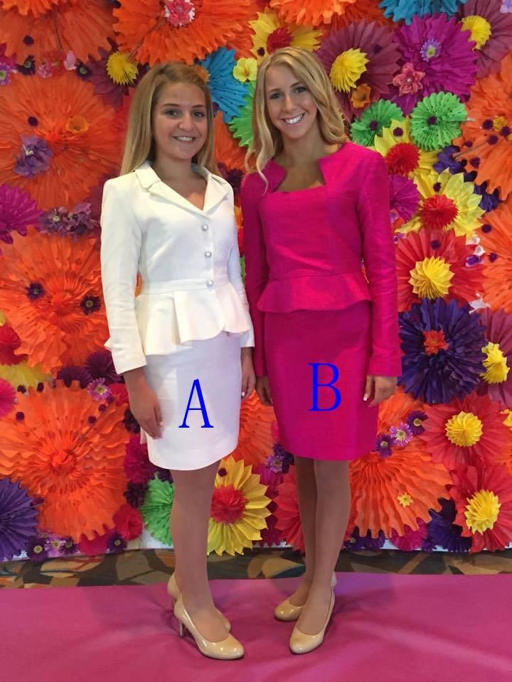 New Arrival Little Girls Custom Pageant Interview Suits A Or B Style