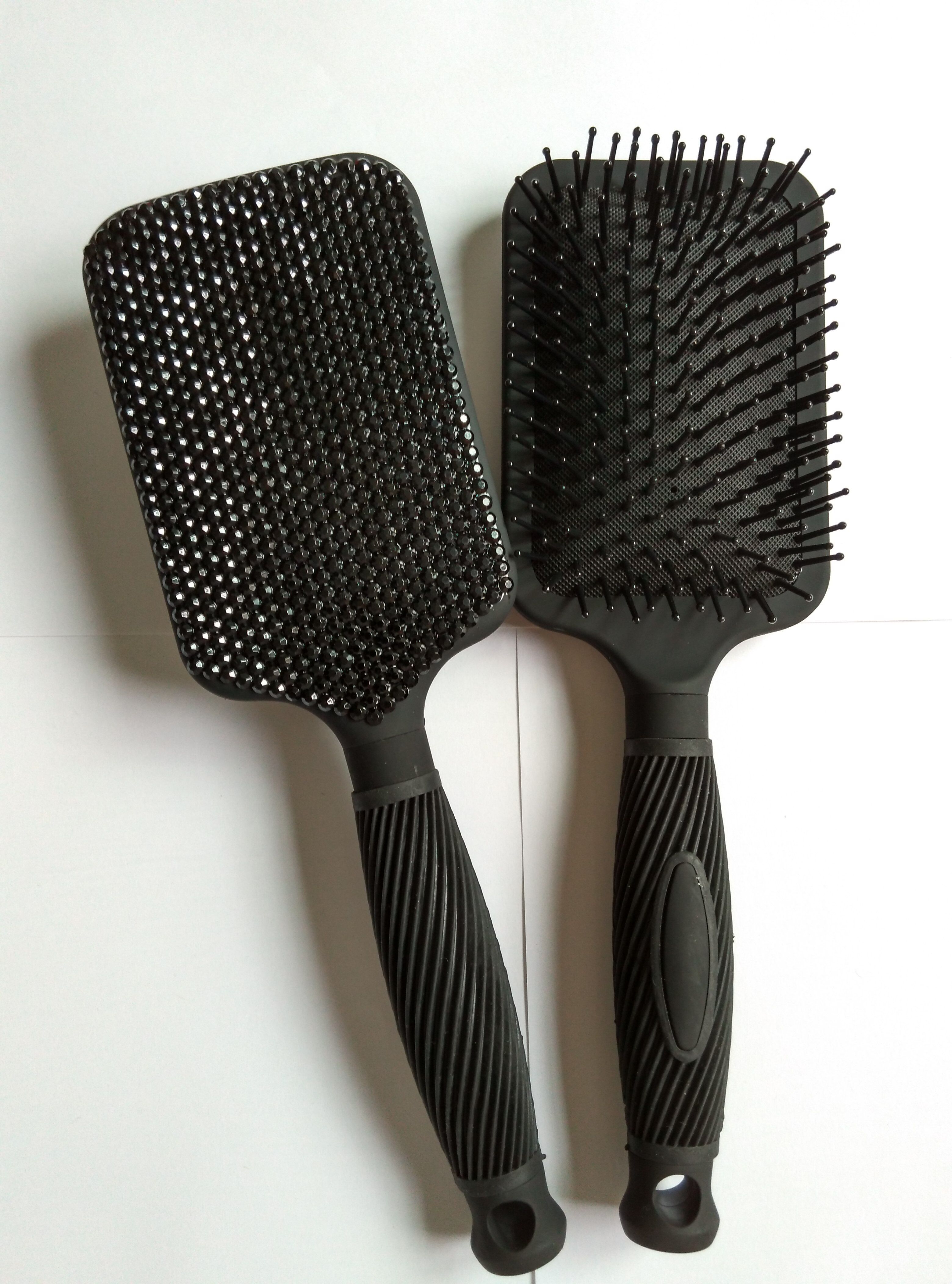 Fashion Wholesale Top Quality Custom Design Crystal Paddle Brush,Bling Hair Brush,Rhinestone