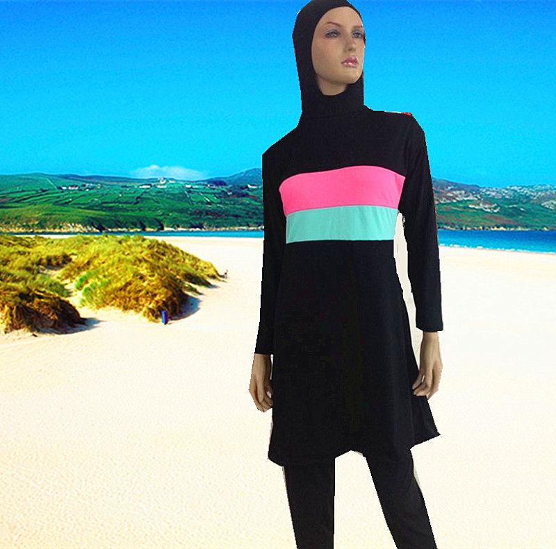 2017 Hijab Muslim Swimwear Islamic Bathing Suit Swimming Suit For Women