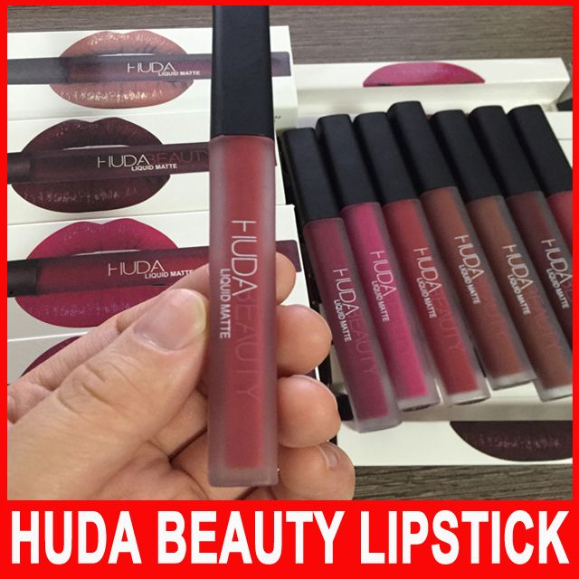 IN STOCK! Huda Beauty Liquid Matte Lipgloss Waterproof Long Lasting Lipstick Vs Kylie Ana