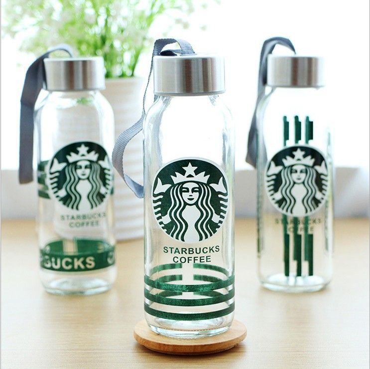 starbucks water glass