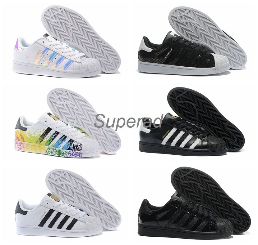 white superstars junior