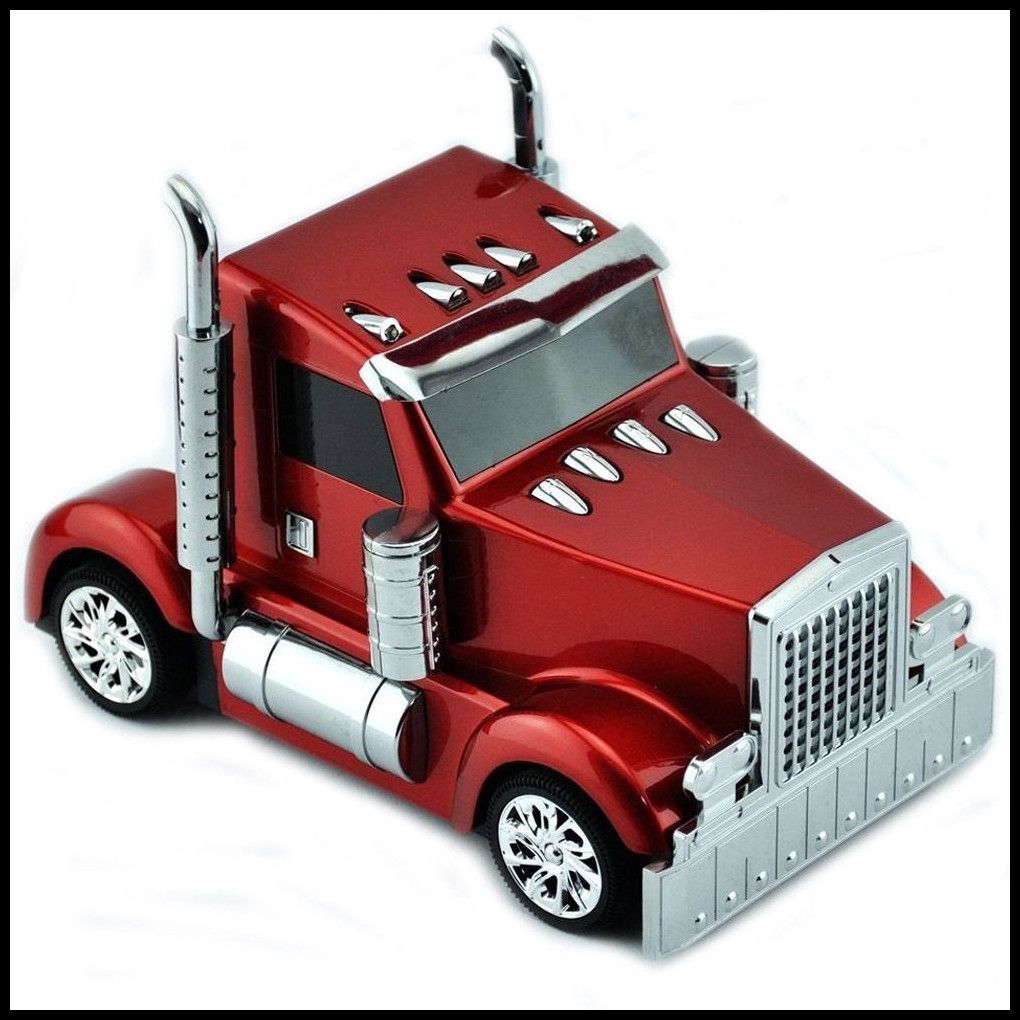 New Truck Car Shaped Speaker Mini Portable Speaker Music Mp3 Player Usb