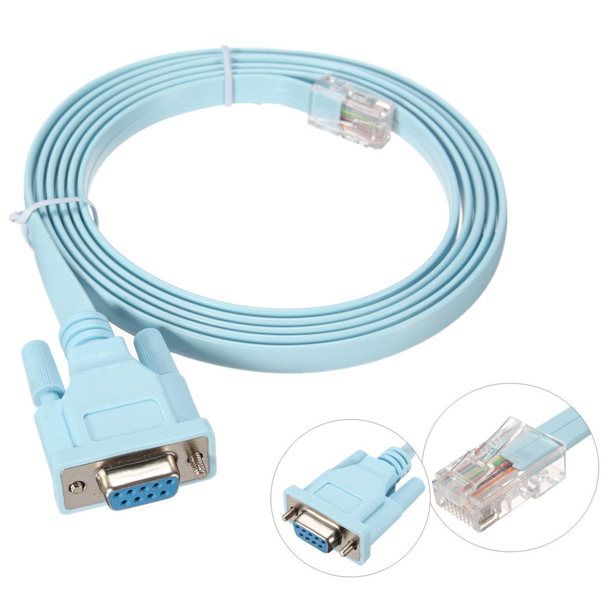 2017 1.8m 6ft For Cisco Console Cable Rj45 Cat5 To Rs232 Db9