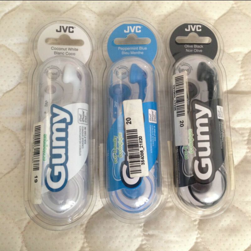 Jvc Gumy Gummy Ha F150 Earphones Headphones In Ear Earbuds 3.5mm For