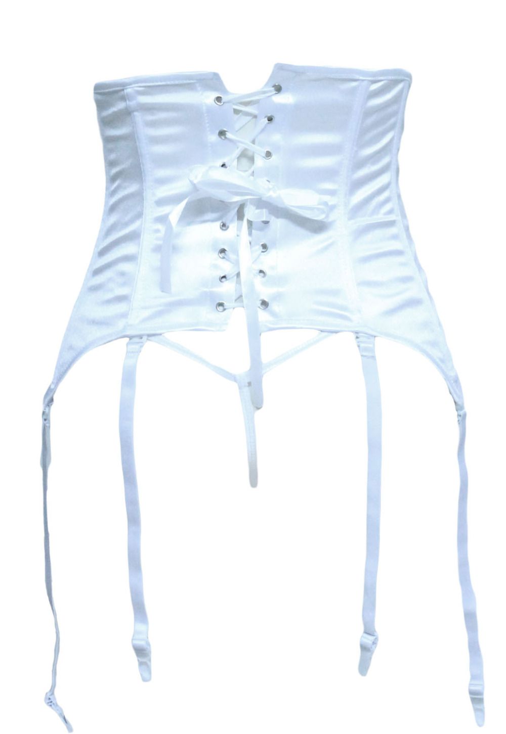 2017 Wholesale Black/White Zipper Front Stretch Knit Waist Cincher 1194