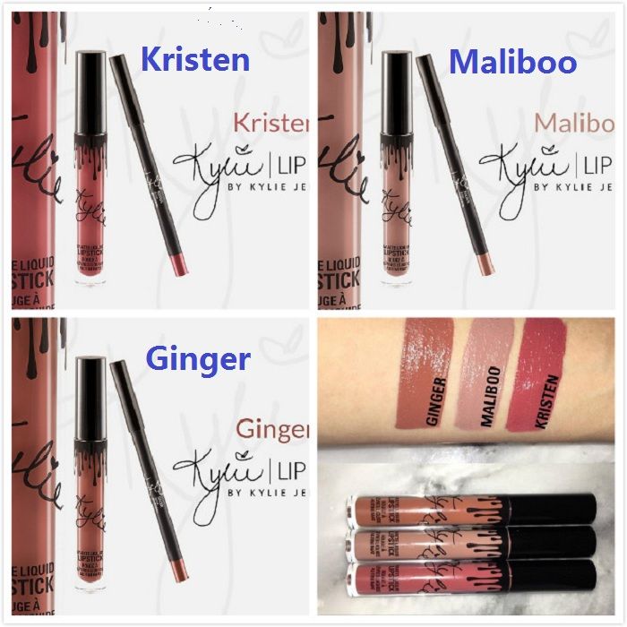 ผลการค้นหารูปภาพสำหรับ kylie matte liquid lipstick & lip liner maliboo