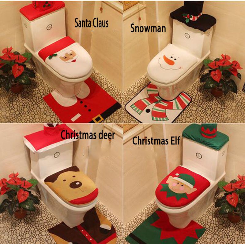 2017 2016 hot selling christmas decorations xmas toilet 2017 2016 hot selling christmas decorations xmas toilet
