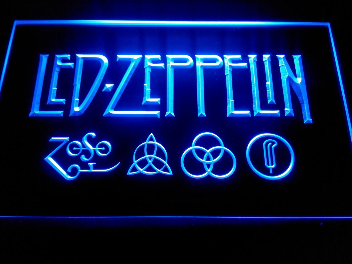 2017 Led Zeppelin Rock N Roll Punk Neon Light Signs Lf002b From