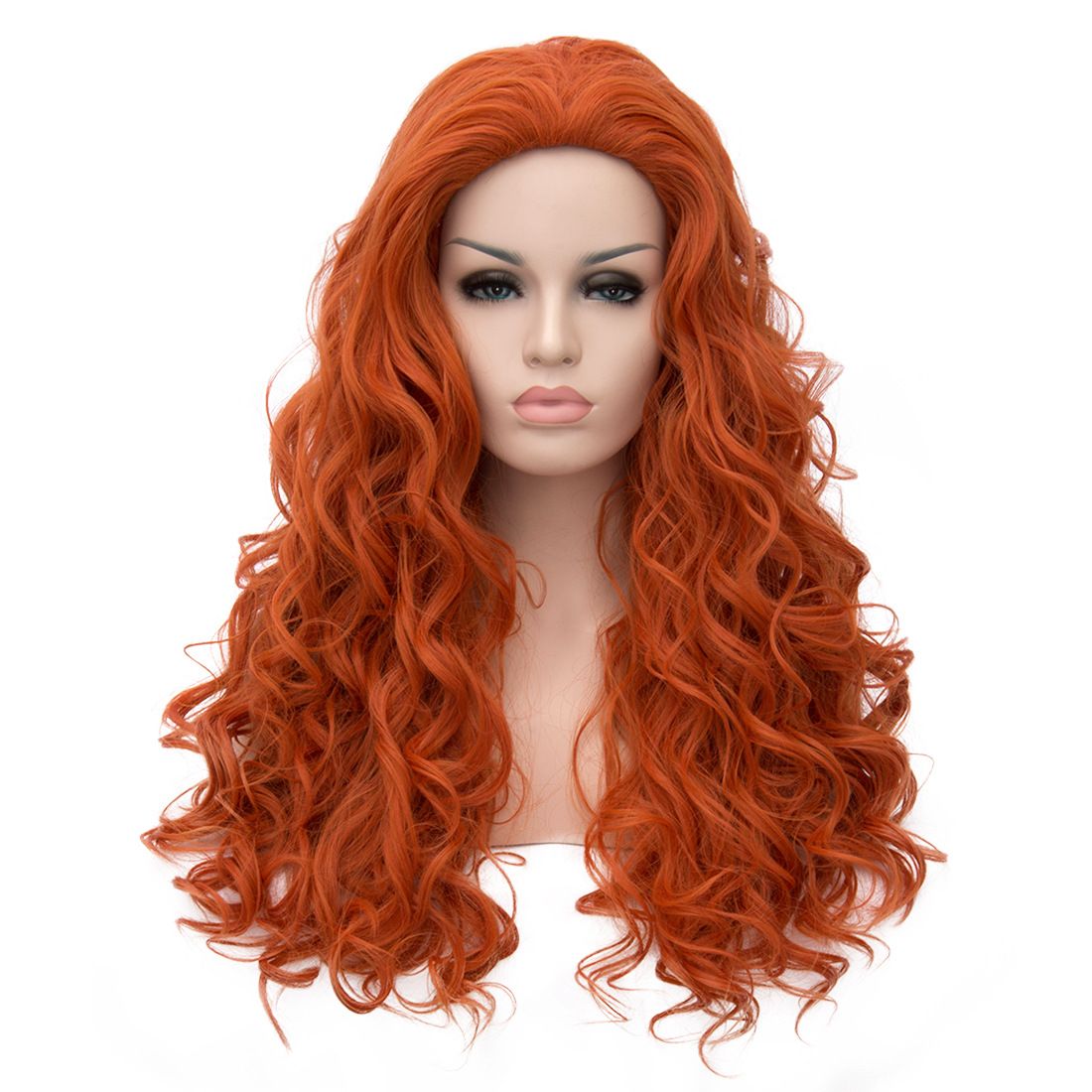 Woodfestival Ladies Wigs Long Curly Hair Wigs Women High Quality Heat