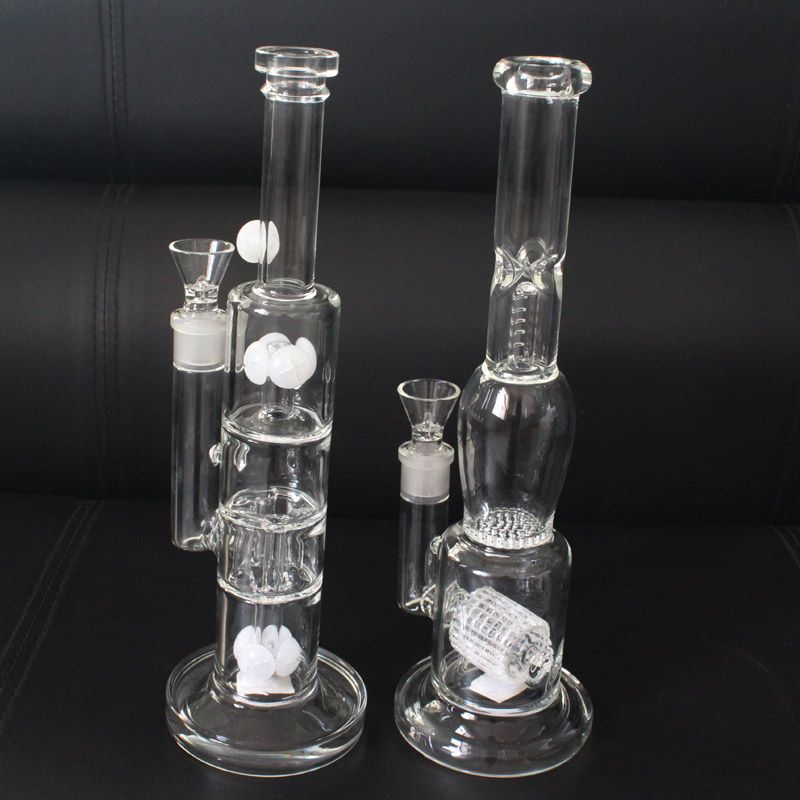 Hand Blown Glass Pipes Huge Water Bongs Glass Bong 18mm Percolator with