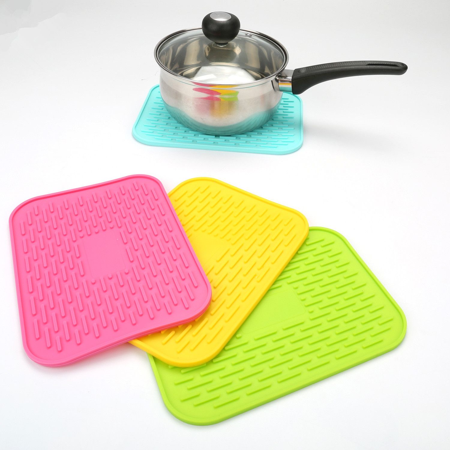 2017 Wholesale Heatproof Mat Pads Silicone Multifunction Home Kitchen