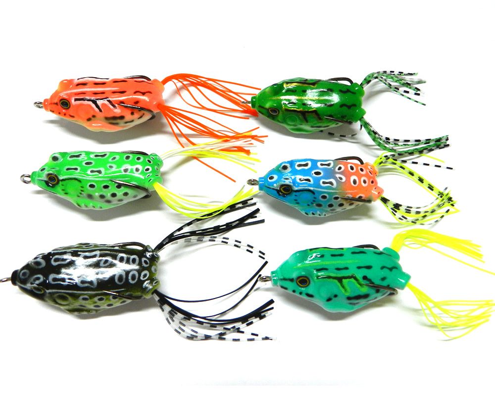 Hengjia Topwater Frog Lure High Carbon Soft Bait 5.5cm 12.5g Fresh