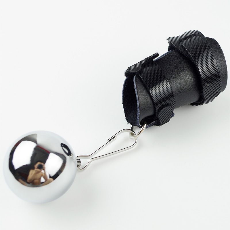 Male Penis Extender Adjustable Penis Sleeve 8oz Chrome Ball Weights Cock Ring Ball Stretcher