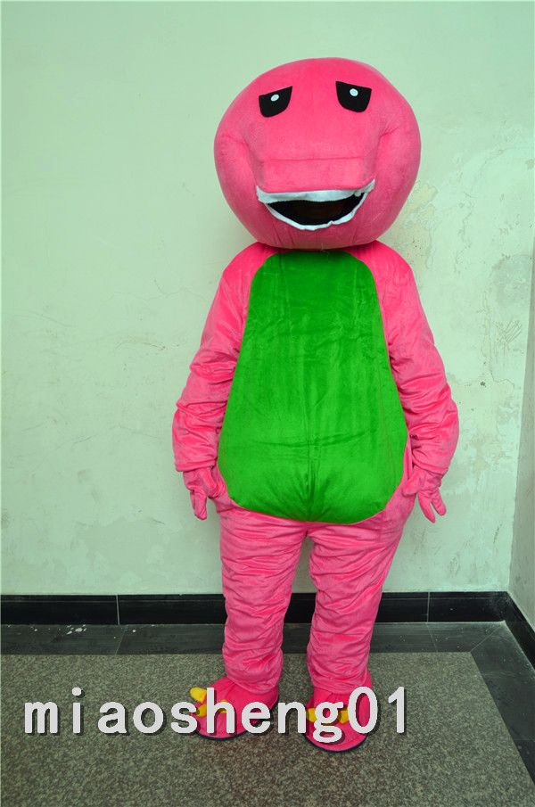 2016 Barney Mascot Costume Adult Size Barney Mascot Costume Cheap