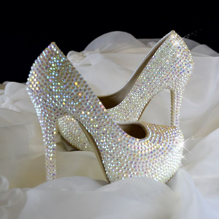bling wedding shoes for bride