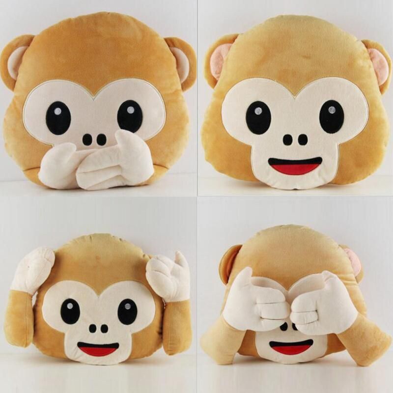 Brand New Cute Monkey Pillow Cushion Sofa Cushions Office Nap Cartoon Pillows Plush Toys FG02249 ...