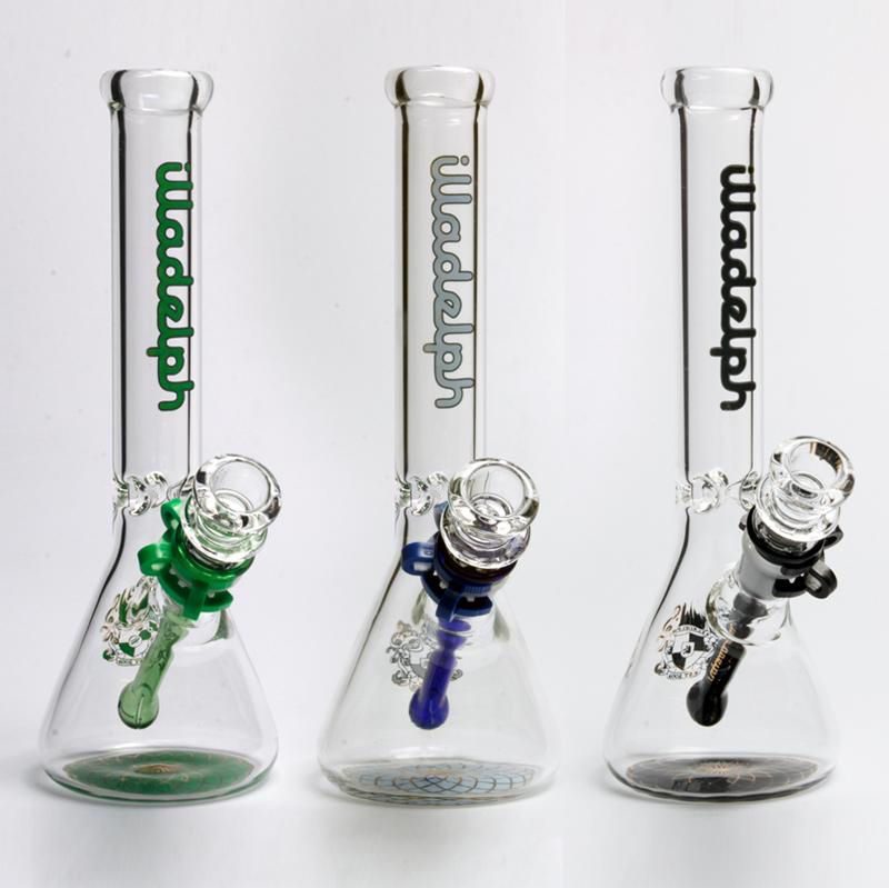 Best 2016 New Illadelph Beaker Bongs Glass Bong 10 Rasta Water Pipes