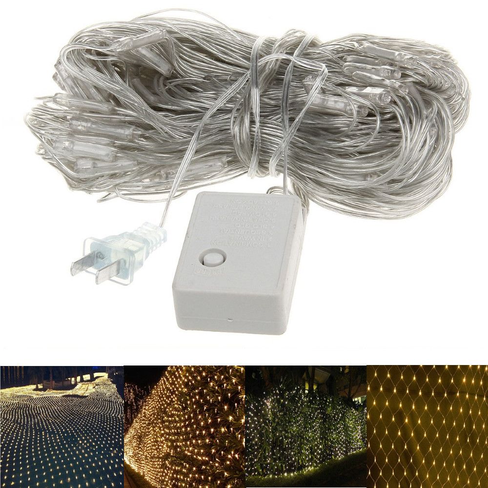 Wholesale 3m*3m Net Lights 400 LED Net Mesh Decorative Fairy Lights Twinkle Lighting Christmas
