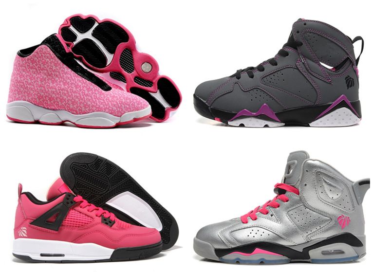2016 All In One Dynamic Pink And White Basketball Shoes Valentine'S Day