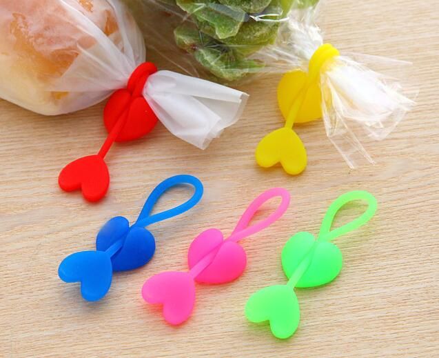 2017 New Arrive Food Grade Silicone Bag Ties, Cable Management, Zip Tie Twist, Multi Use Bag