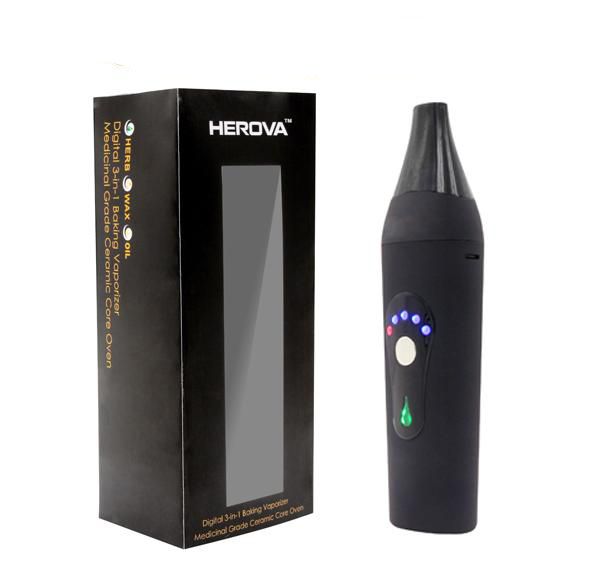 Best Herova Wax Dry Herb Eliquid 3 In 1 Vaporizer E Cigarette Kit