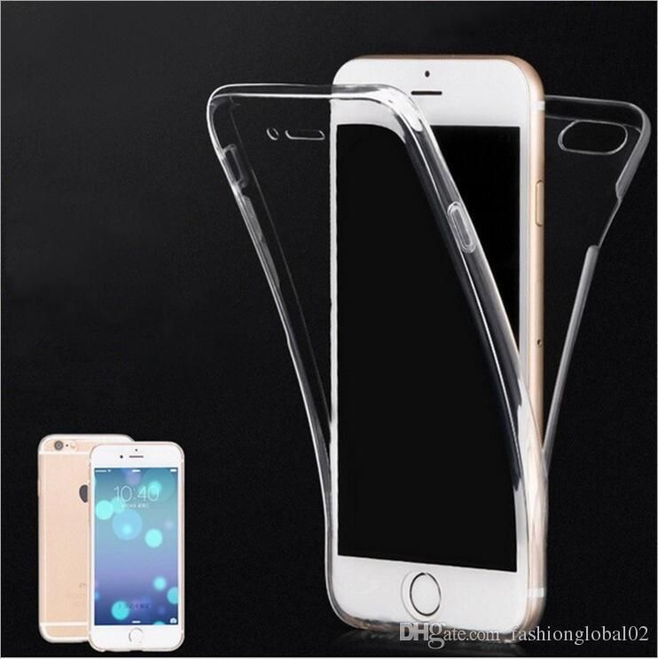 For Iphone 6 Clear Case 360 Degree Front + Back Clear Transparent Tpu