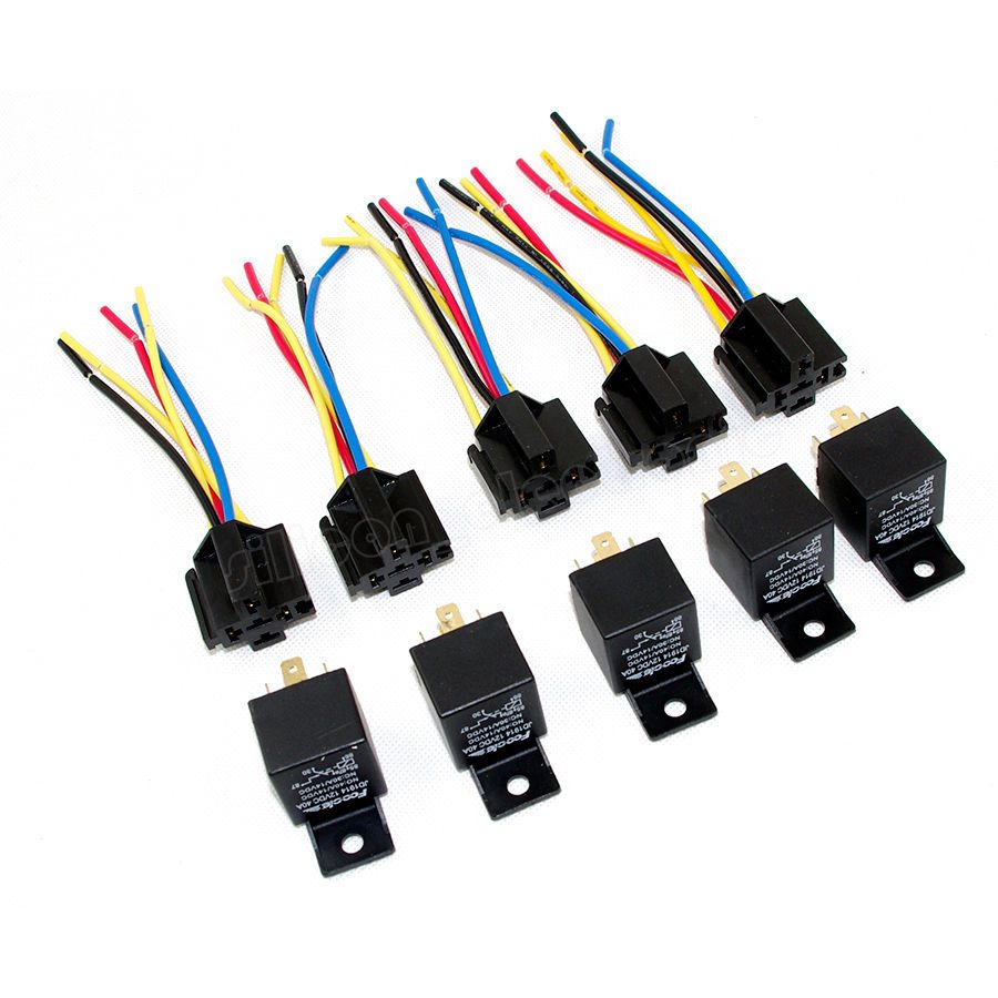 2017 Auto Relays Electronics Auto Parts Details About 12 Volt 30/40a