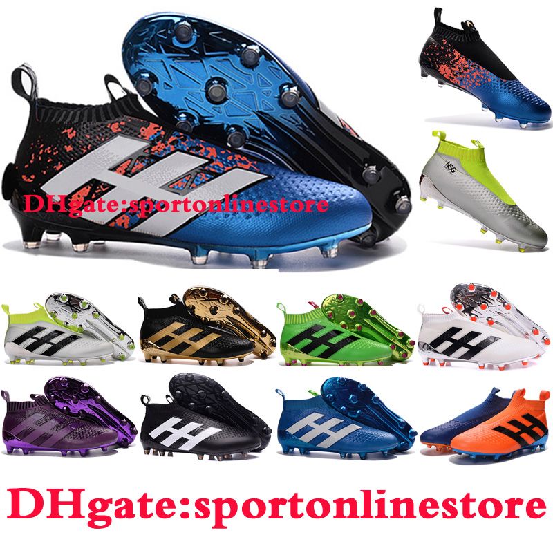 Discount Laceless Youth Soccer Cleats Ace 16+ Purecontrol Soccer Boots