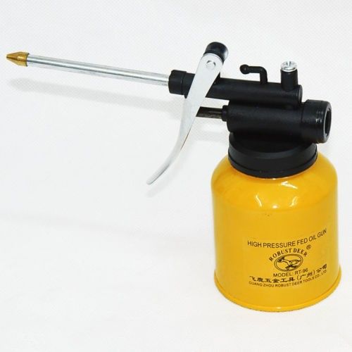 2017 Metal Housing Yellow Oiler Hydraulic Pump Oil Can Oiler