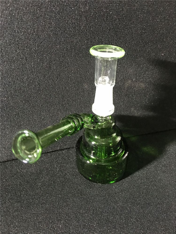 2017 Mini Small Bongs Portable Glass Water Pipes Recycler Oil Rigs With