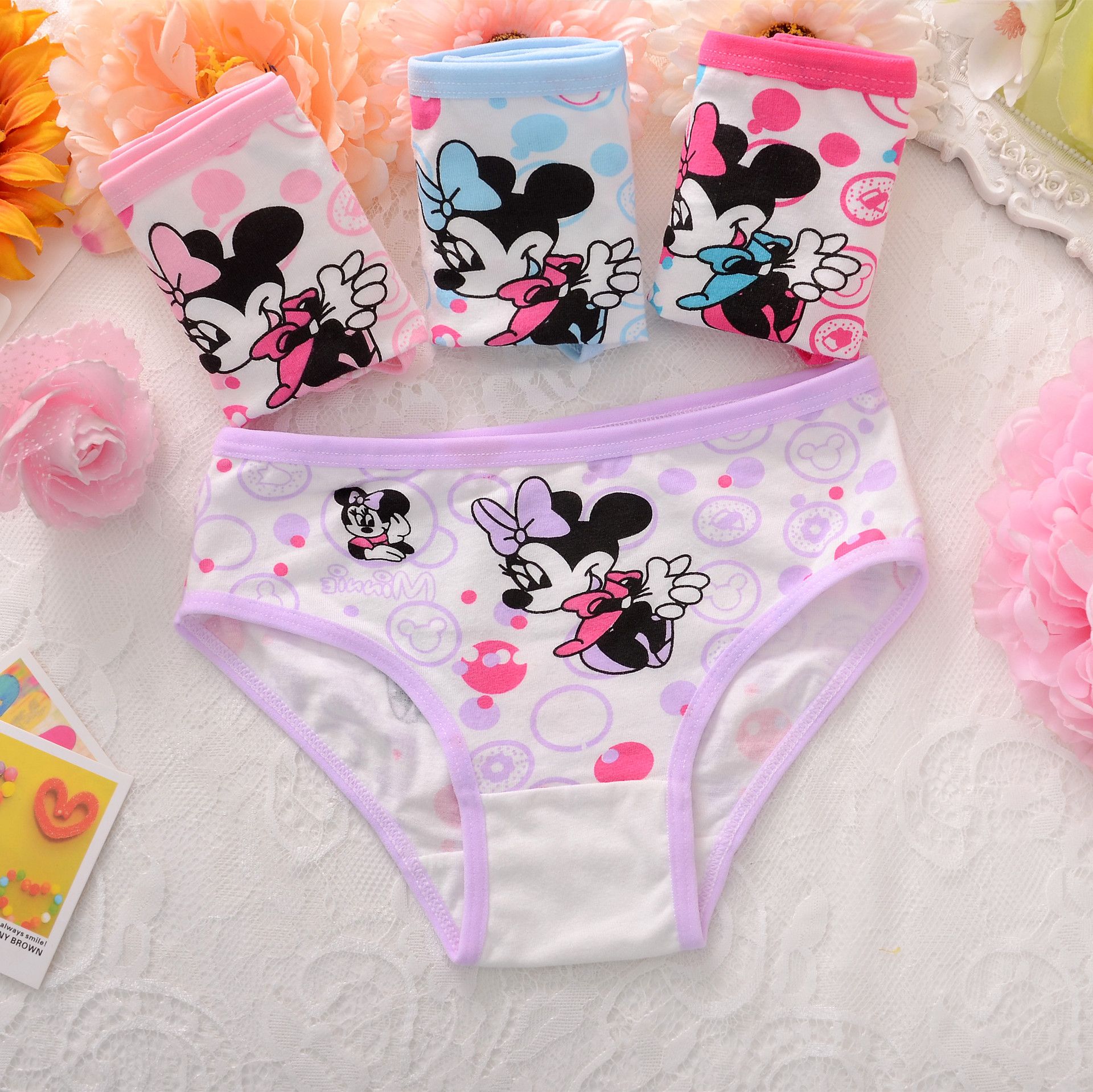 2017 Cute Underwear For Girls 100 Cotton Children Underwear Shorts