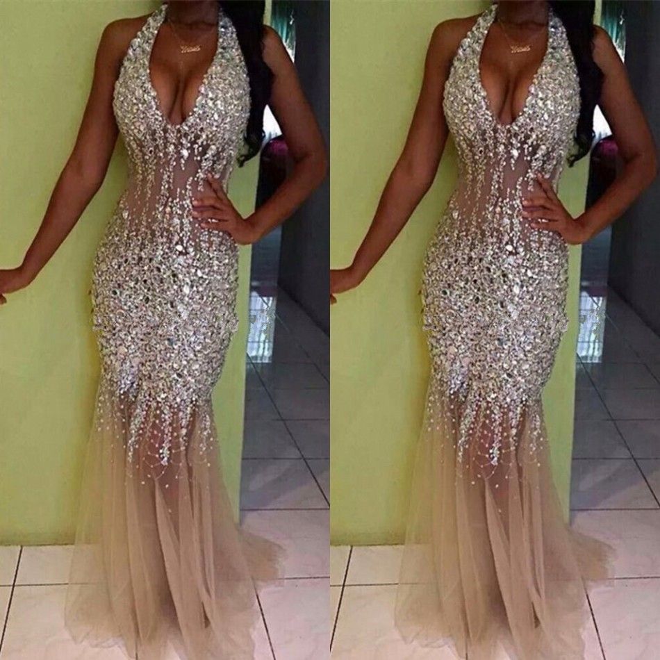 Fit Then Flared Prom Dress