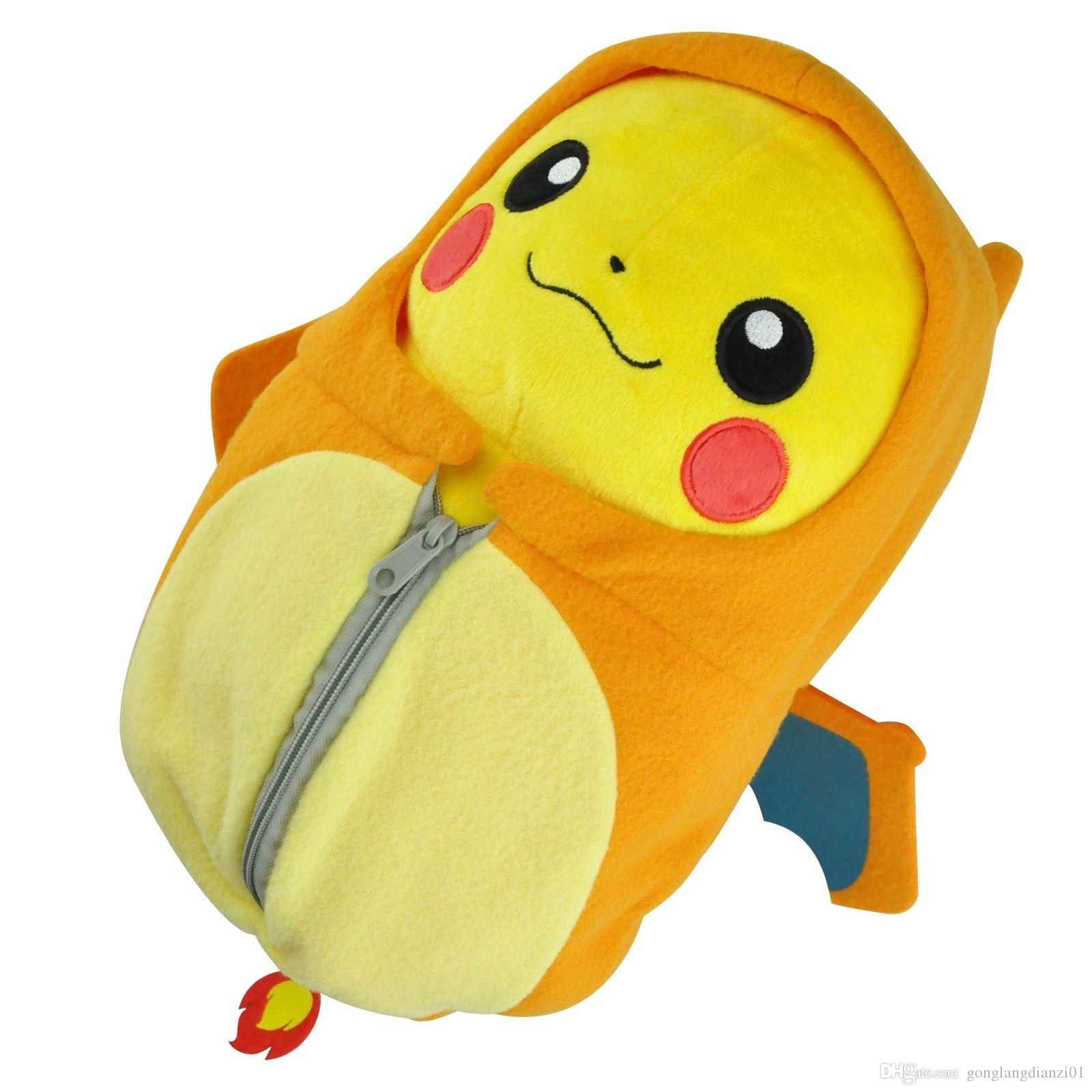 pikachu sleeping bag plush