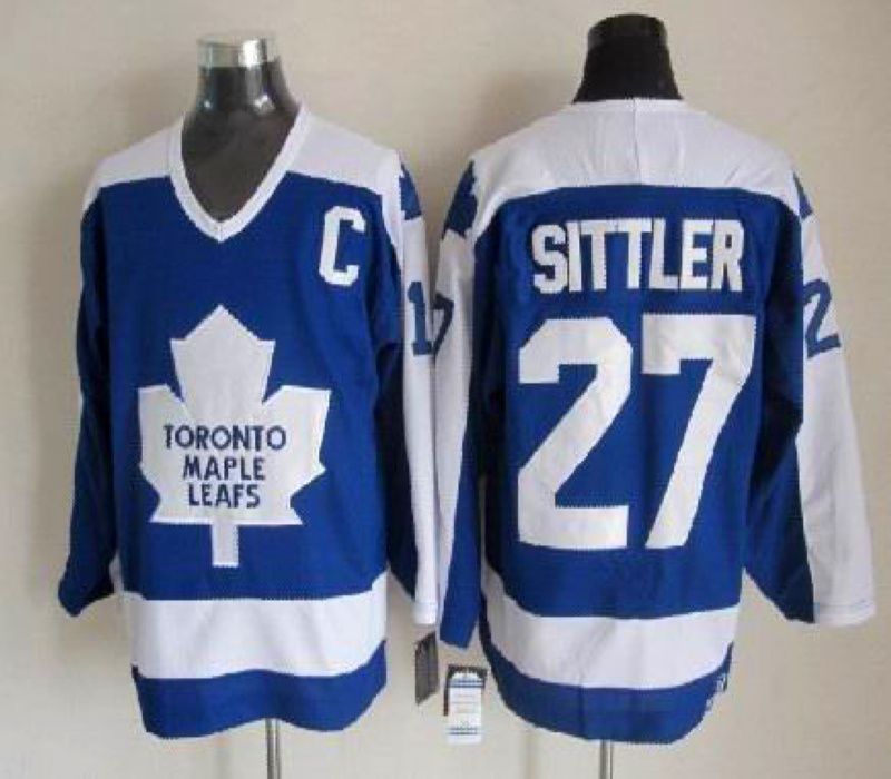 2017 !!! Hockey Jersey Toronto Maple Leafs 17 Wendel Clark 27 Darryl