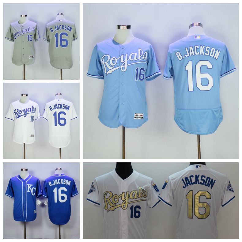 2017 Kc Royals Jerseys 16 Bo Jackson Jersey Flexbase Kansas City Royals