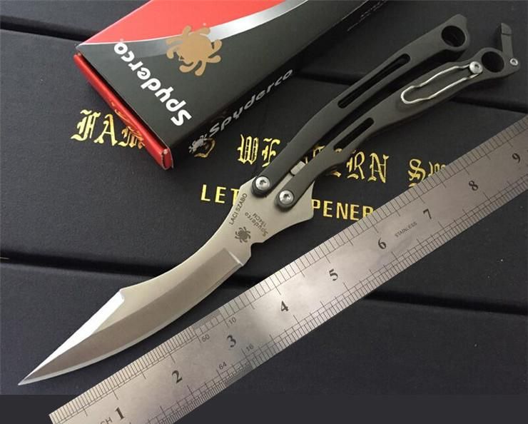Spyderco Szabofly Butterfly Knife Bali Flipper 106mm B03P,THE ONE