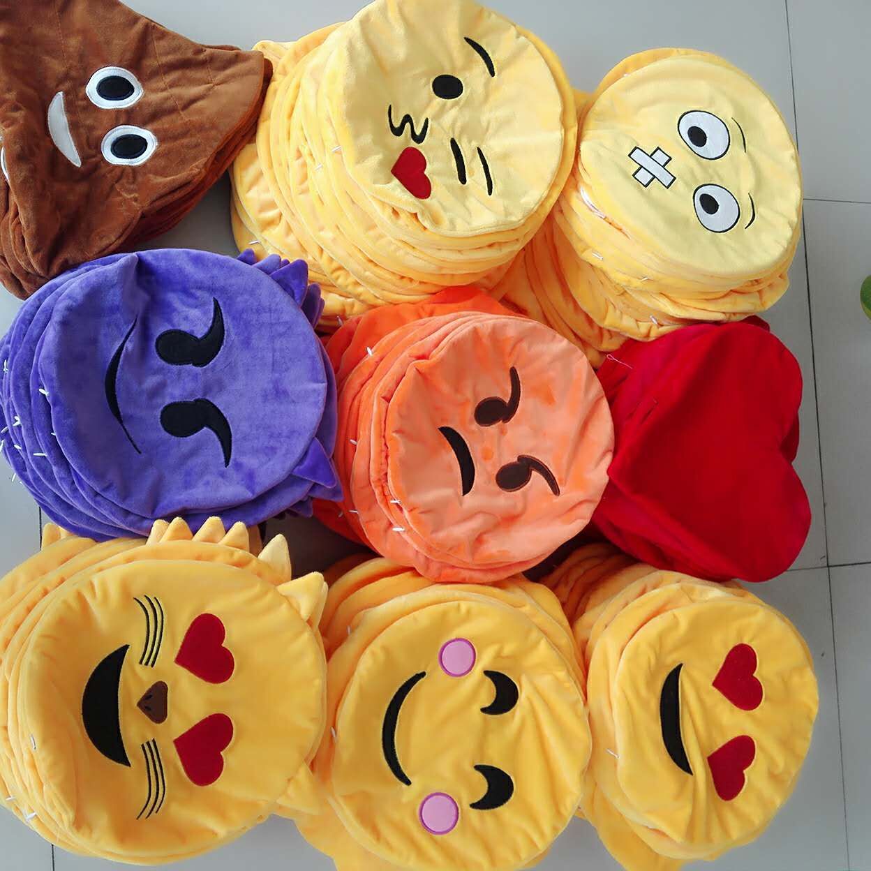 New 34cm/13 Inches Emoji Stuffed Animals Cartoon Emoji Plush Toys