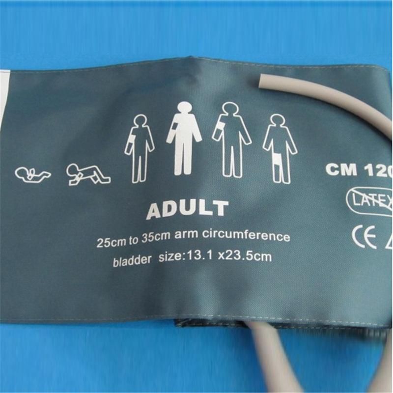 Adult Sec/Bladder Blood Pressure Nibp Cuff Single Tube 25 35cm Reusable