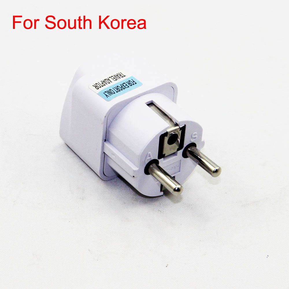 2pins Round Travel Adapter Plug Converter Socket For South Korea 250v 10a Us Plug Adapter Usb