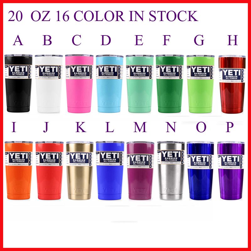 Colored Yeti Ramblers Yeti Tumbler Yeti Cups Bilayer 304 Stainless
