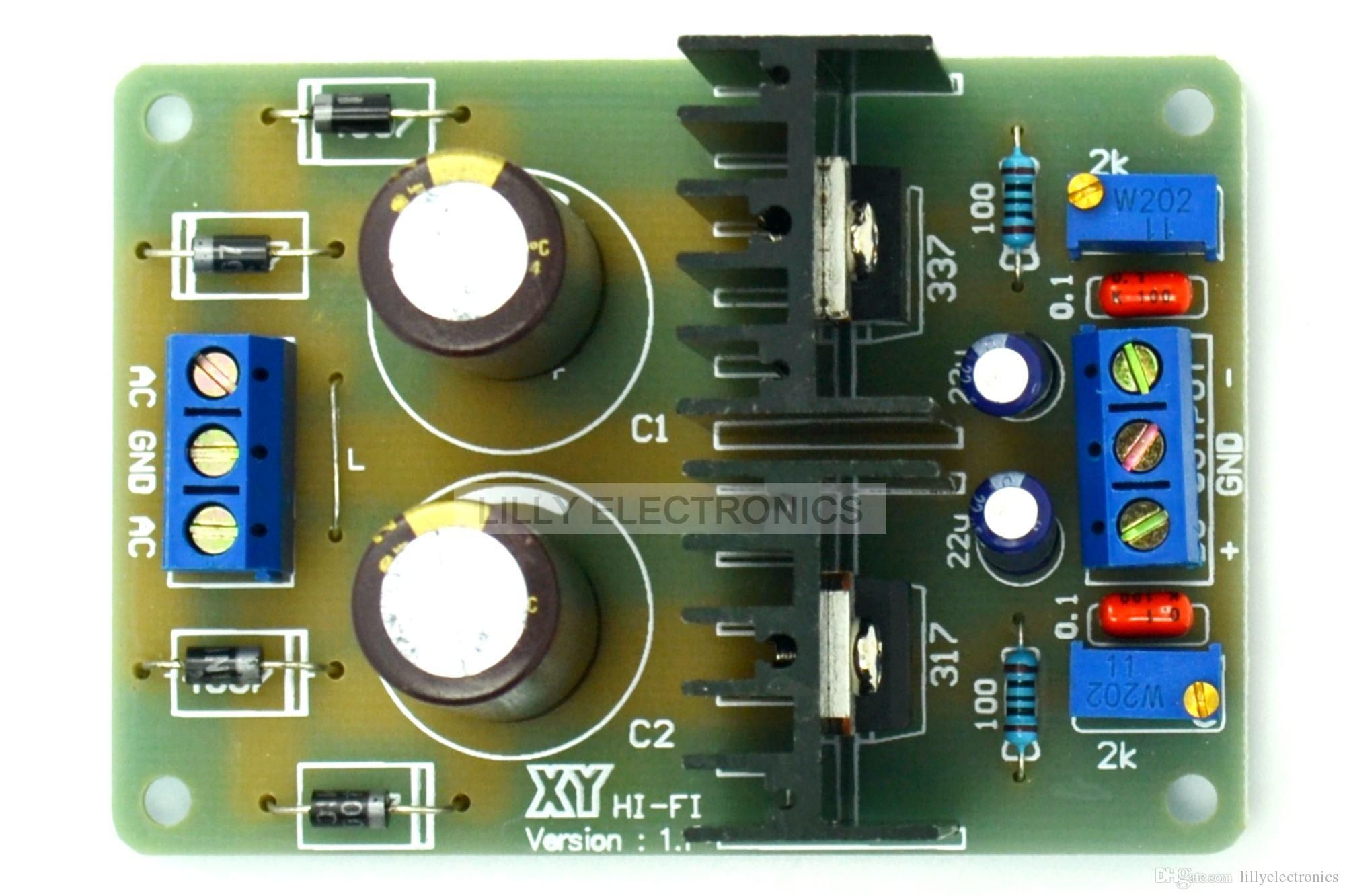 2017 Lm317/337 Dual Power Supply Adjustable Module 1.5 18v Acto2 25v Dc