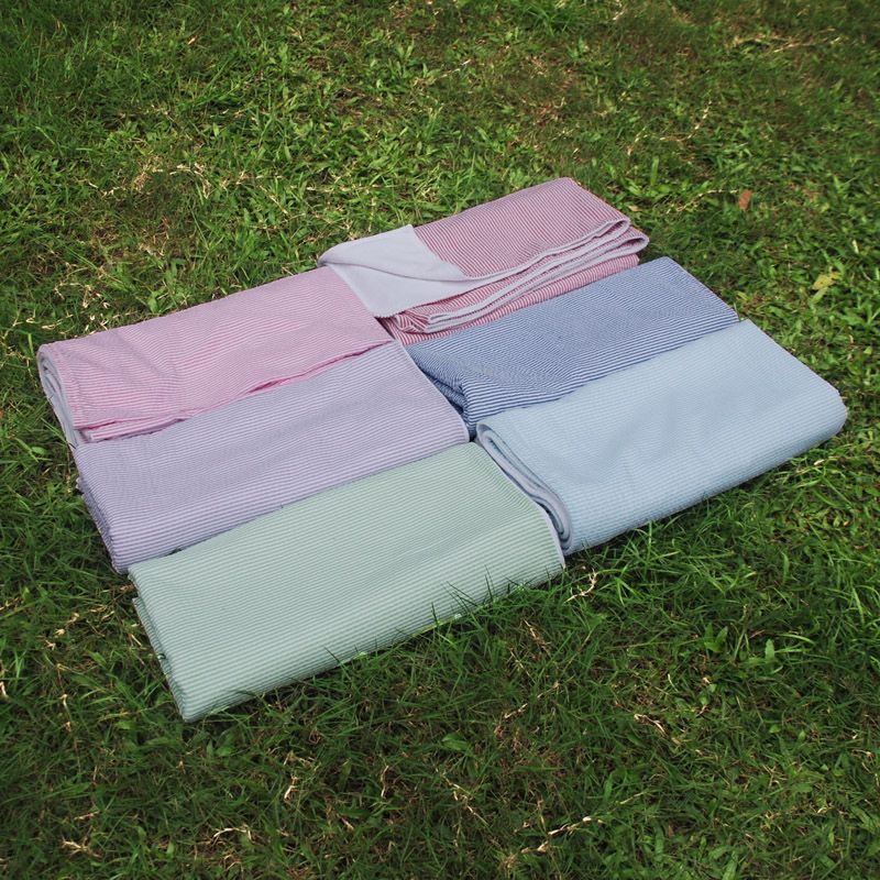 Seersucker Rectangle Beach Towel Wholesale Blanks Cotton Beach Towel