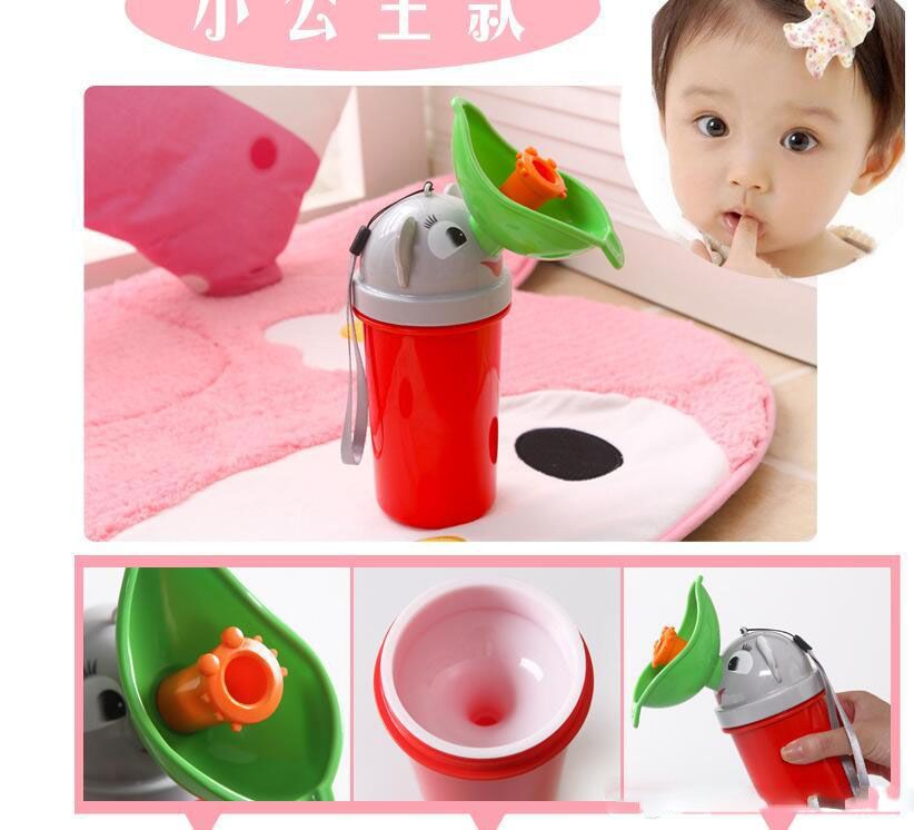 2017 Urinals Boy Baby Cartoon Portable Urinal Children Potty Training Portable Travel Urinal