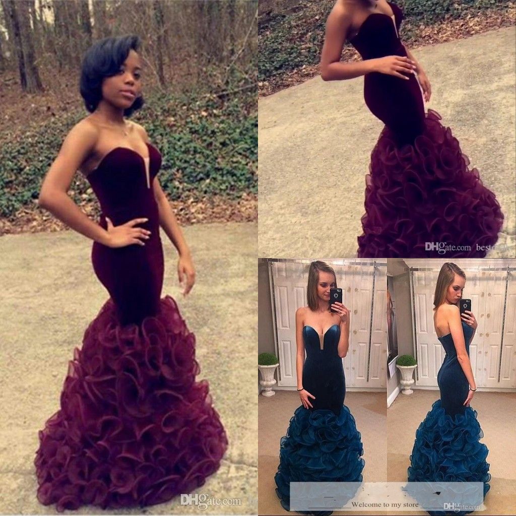 burgundy mermaid skirt